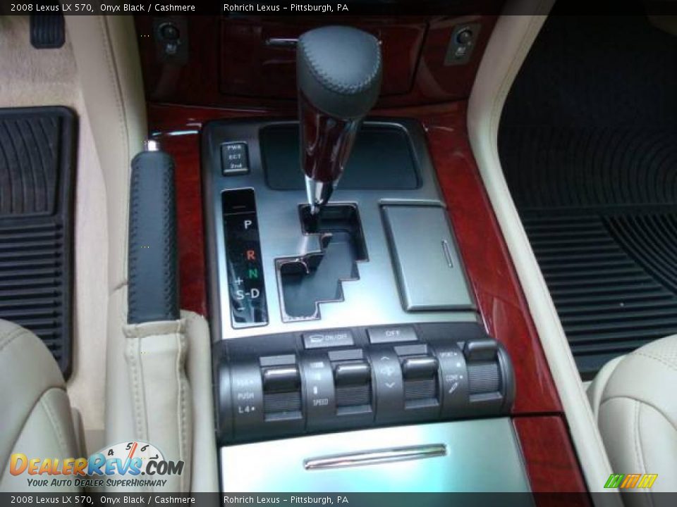 2008 Lexus LX 570 Onyx Black / Cashmere Photo #26