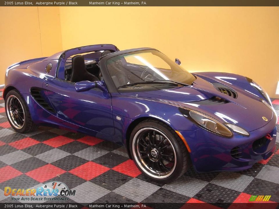 2005 Lotus Elise Aubergine Purple / Black Photo #1