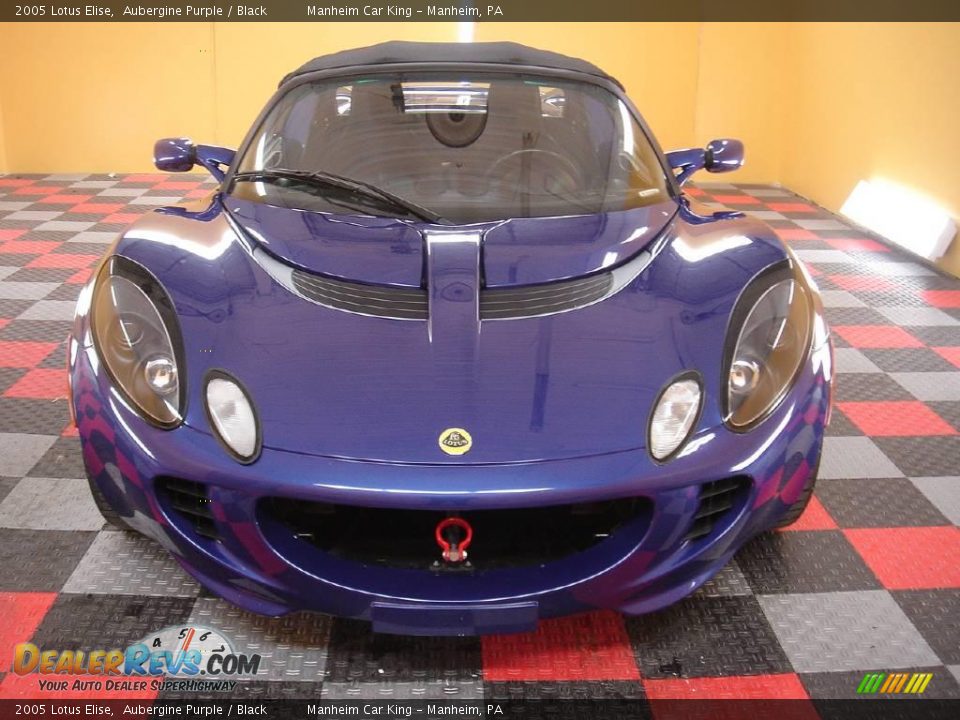 2005 Lotus Elise Aubergine Purple / Black Photo #2