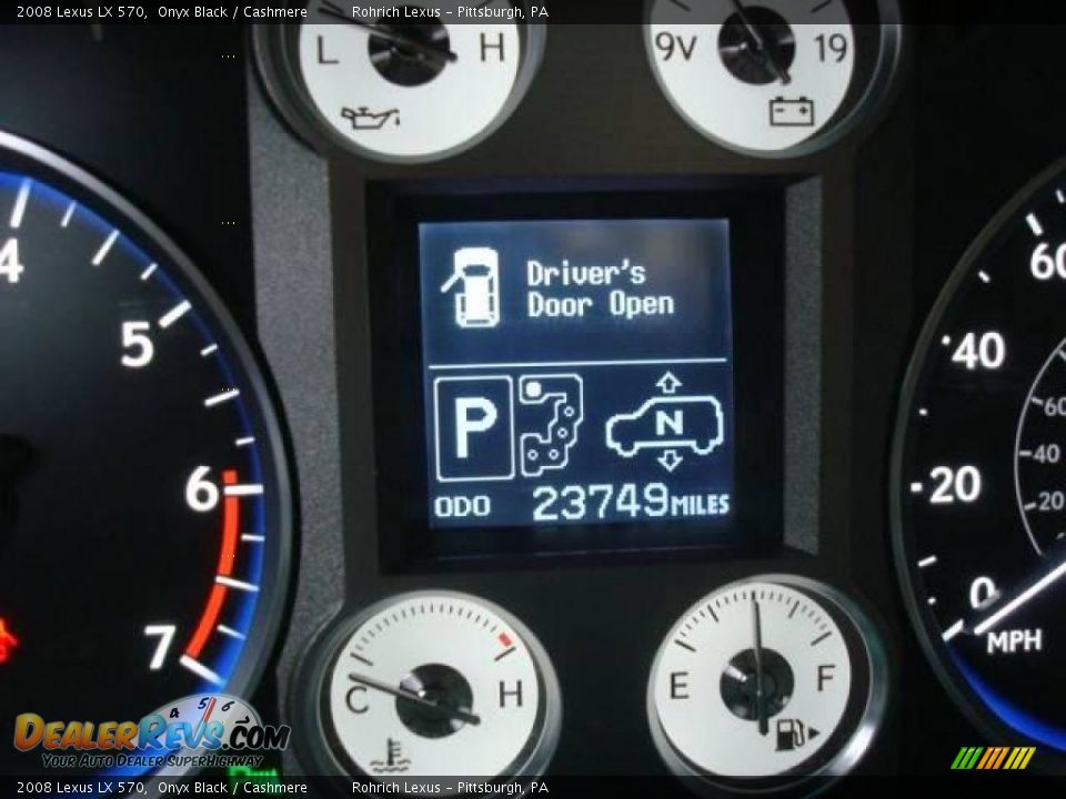 2008 Lexus LX 570 Onyx Black / Cashmere Photo #30
