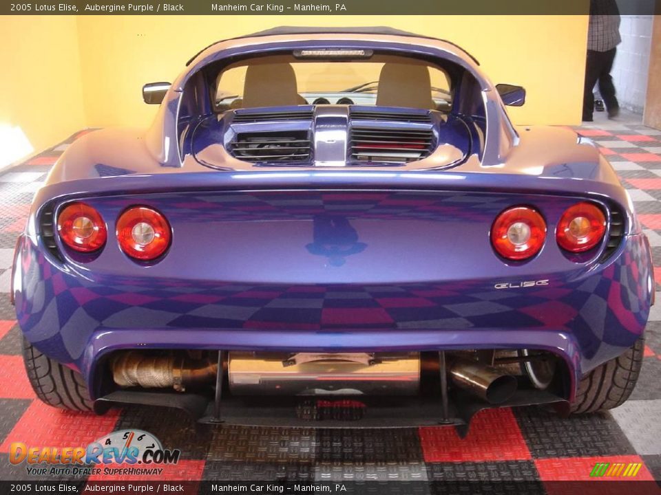 2005 Lotus Elise Aubergine Purple / Black Photo #5