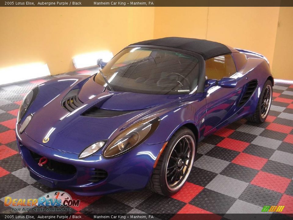 2005 Lotus Elise Aubergine Purple / Black Photo #6