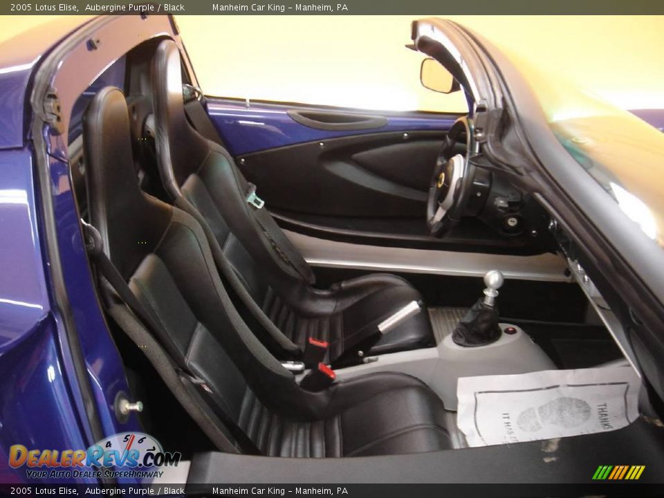 Black Interior - 2005 Lotus Elise  Photo #8