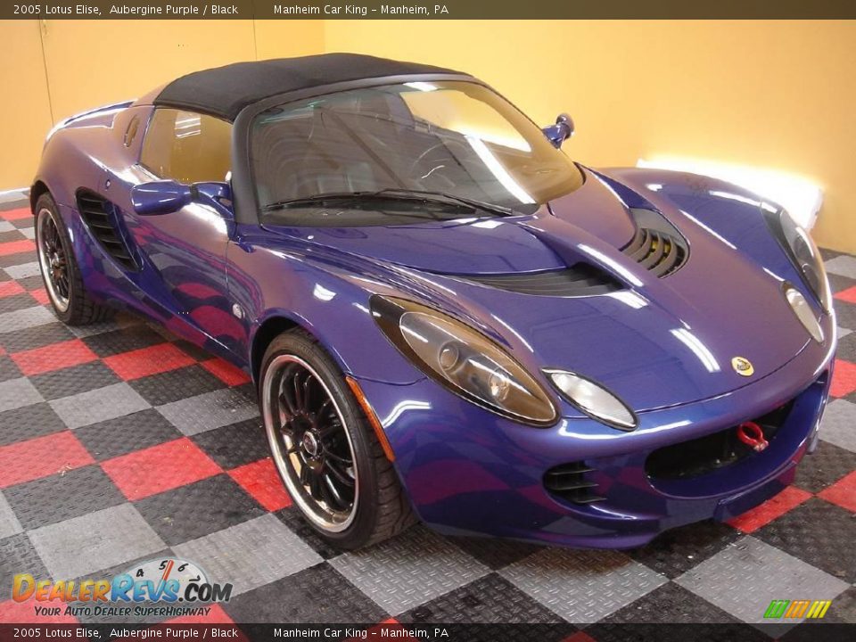 2005 Lotus Elise Aubergine Purple / Black Photo #10