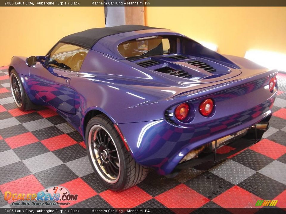 2005 Lotus Elise Aubergine Purple / Black Photo #11