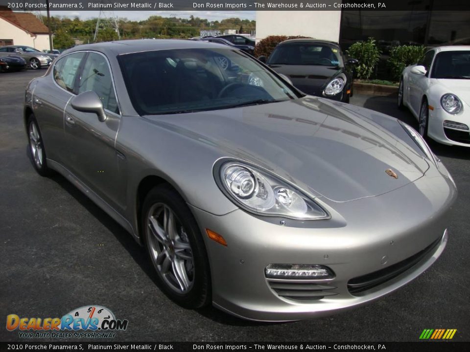 2010 Porsche Panamera S Platinum Silver Metallic / Black Photo #4