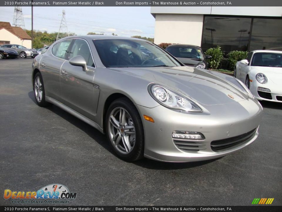 2010 Porsche Panamera S Platinum Silver Metallic / Black Photo #5
