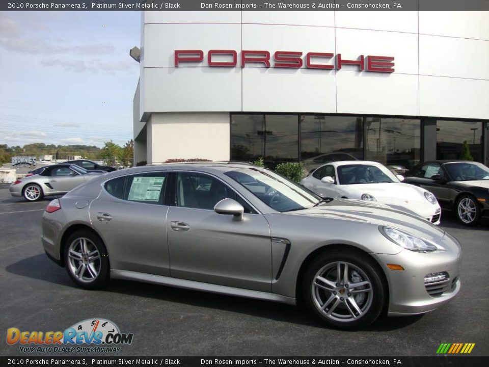 2010 Porsche Panamera S Platinum Silver Metallic / Black Photo #6