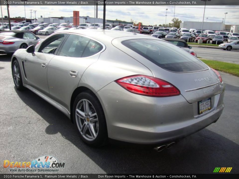 2010 Porsche Panamera S Platinum Silver Metallic / Black Photo #9