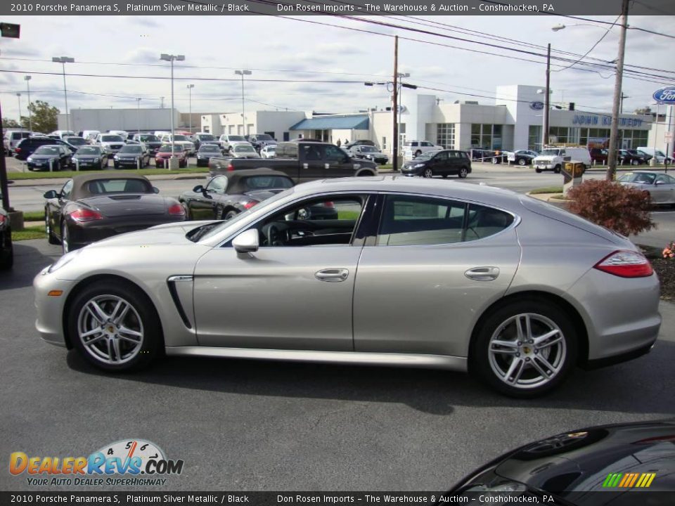 2010 Porsche Panamera S Platinum Silver Metallic / Black Photo #10