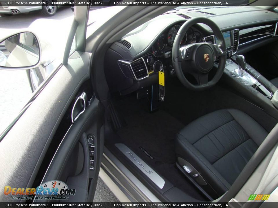 2010 Porsche Panamera S Platinum Silver Metallic / Black Photo #12
