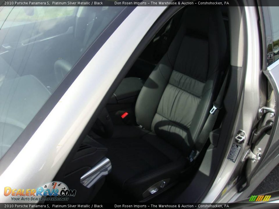 2010 Porsche Panamera S Platinum Silver Metallic / Black Photo #16