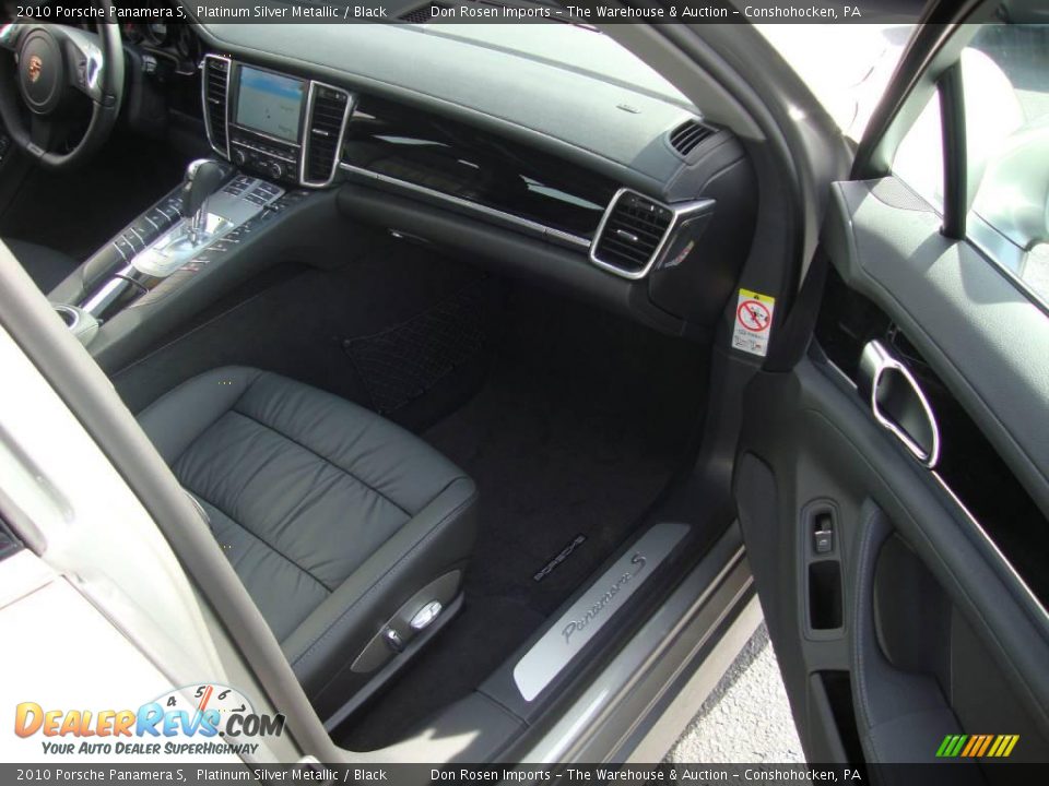 2010 Porsche Panamera S Platinum Silver Metallic / Black Photo #18