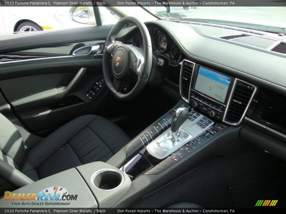 2010 Porsche Panamera S Platinum Silver Metallic / Black Photo #19