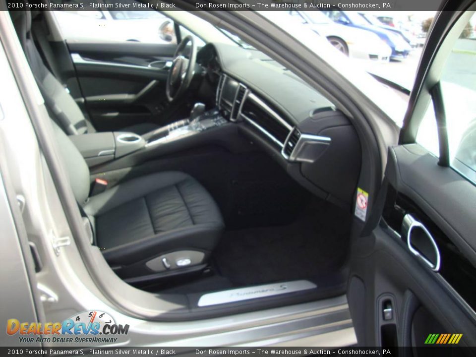 2010 Porsche Panamera S Platinum Silver Metallic / Black Photo #20