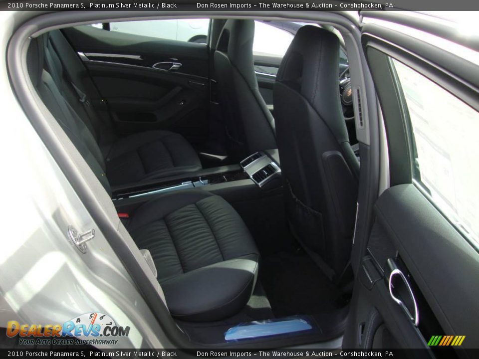2010 Porsche Panamera S Platinum Silver Metallic / Black Photo #21