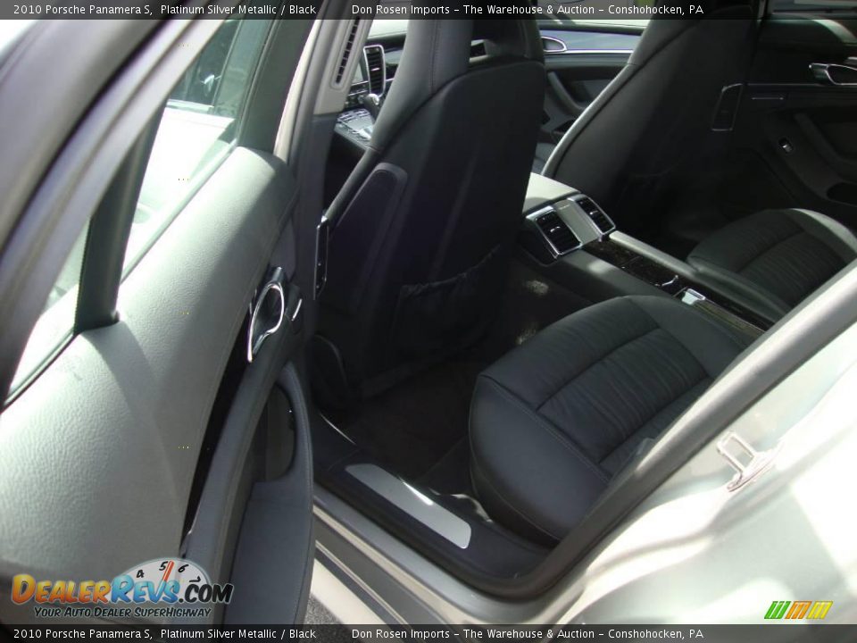 2010 Porsche Panamera S Platinum Silver Metallic / Black Photo #22