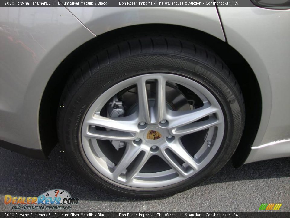 2010 Porsche Panamera S Platinum Silver Metallic / Black Photo #25