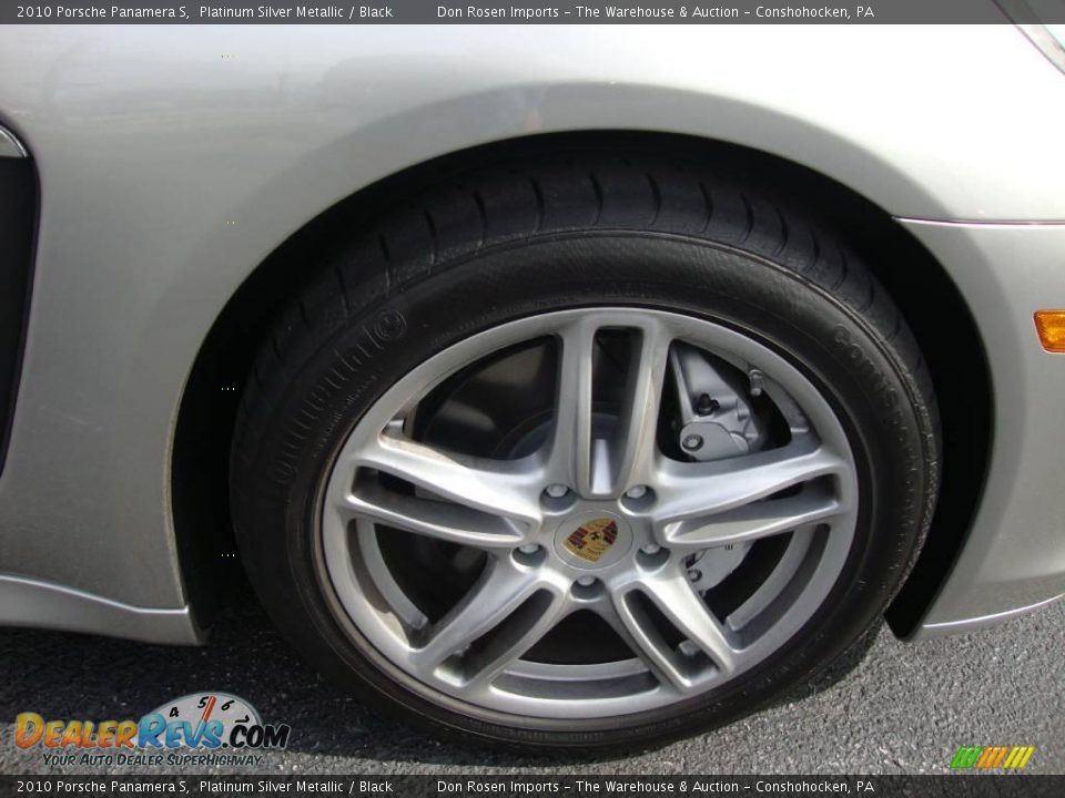 2010 Porsche Panamera S Platinum Silver Metallic / Black Photo #26