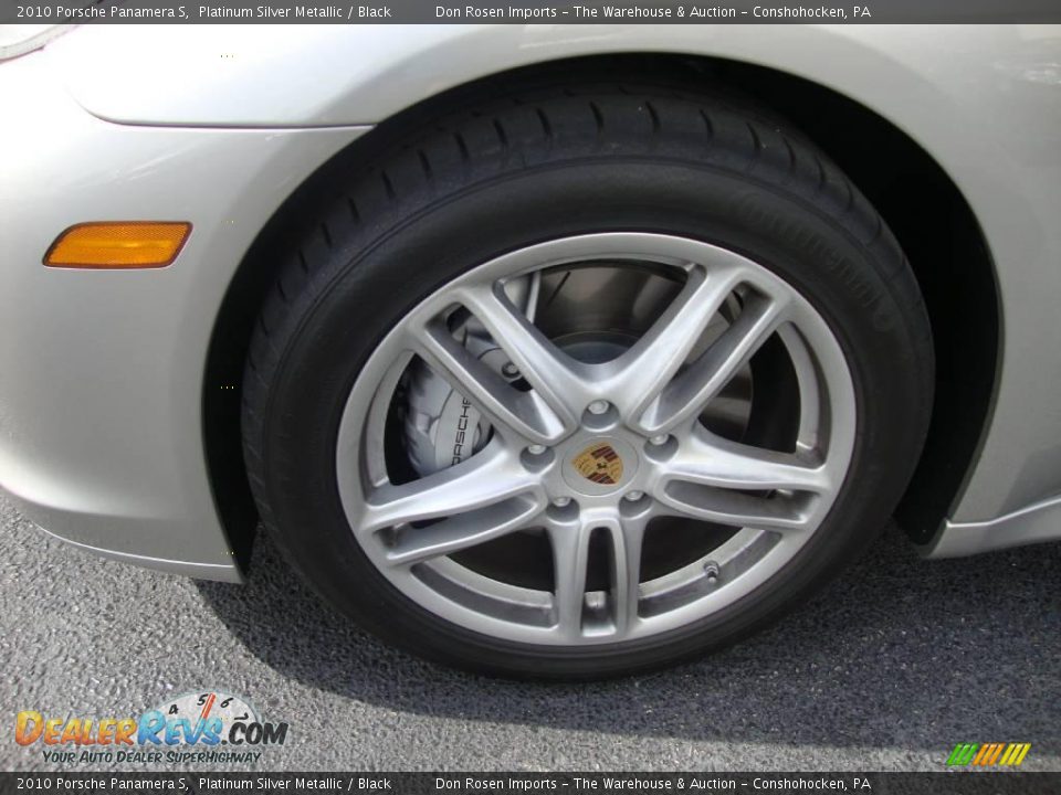 2010 Porsche Panamera S Platinum Silver Metallic / Black Photo #27