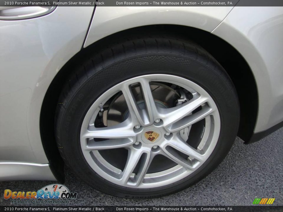 2010 Porsche Panamera S Platinum Silver Metallic / Black Photo #28