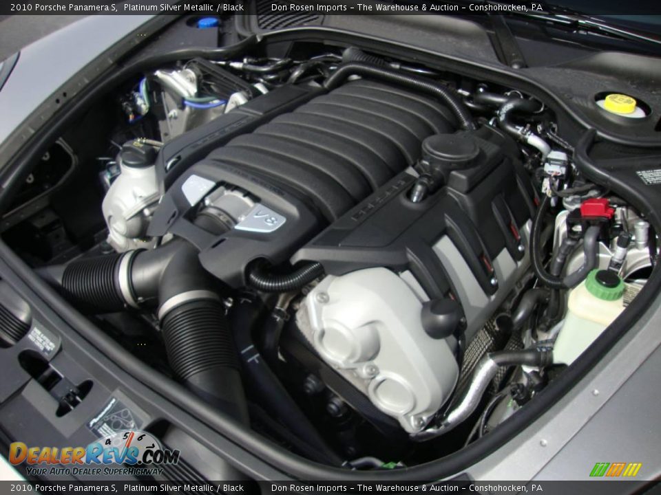 2010 Porsche Panamera S Platinum Silver Metallic / Black Photo #30