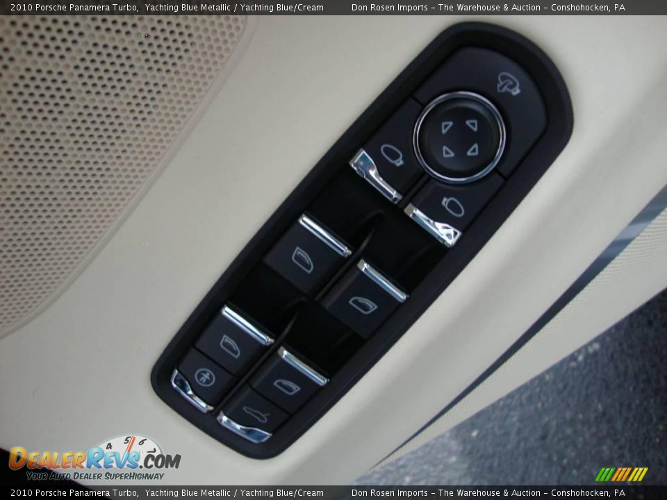 2010 Porsche Panamera Turbo Yachting Blue Metallic / Yachting Blue/Cream Photo #14