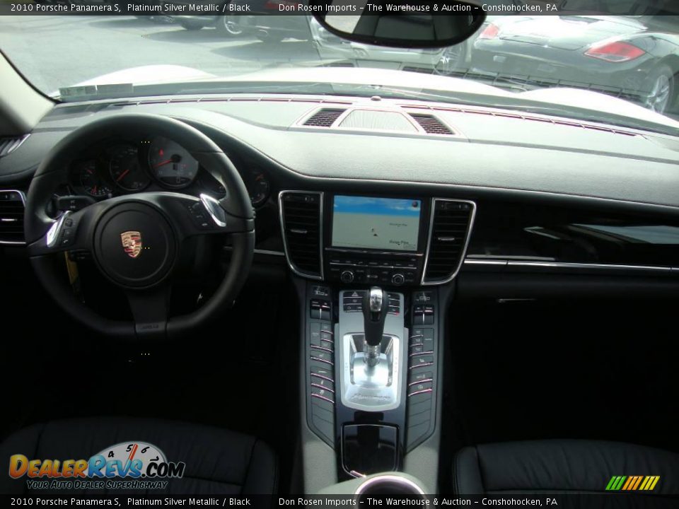 2010 Porsche Panamera S Platinum Silver Metallic / Black Photo #33
