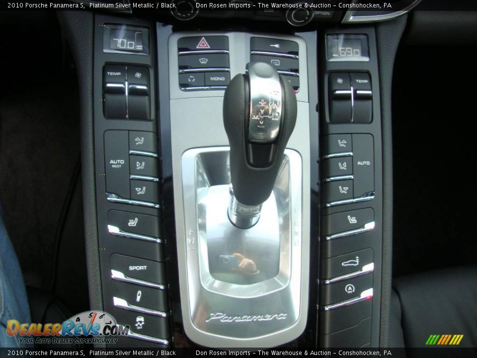 2010 Porsche Panamera S Platinum Silver Metallic / Black Photo #36
