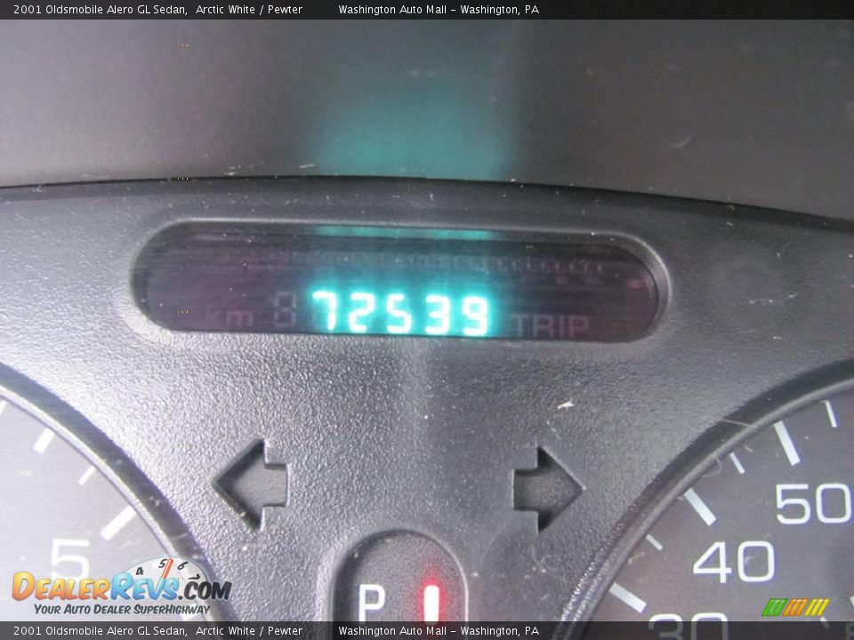 2001 Oldsmobile Alero GL Sedan Arctic White / Pewter Photo #20