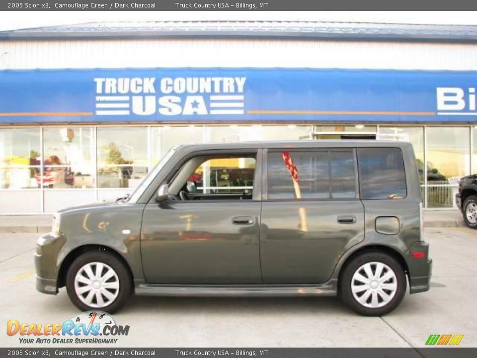 2005 Scion xB Camouflage Green / Dark Charcoal Photo #1