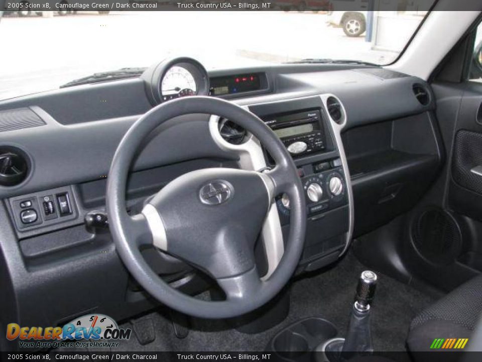 2005 Scion xB Camouflage Green / Dark Charcoal Photo #10