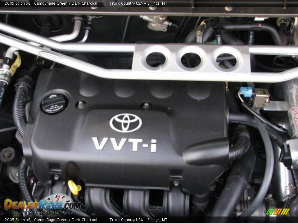 2005 Scion xB Camouflage Green / Dark Charcoal Photo #15