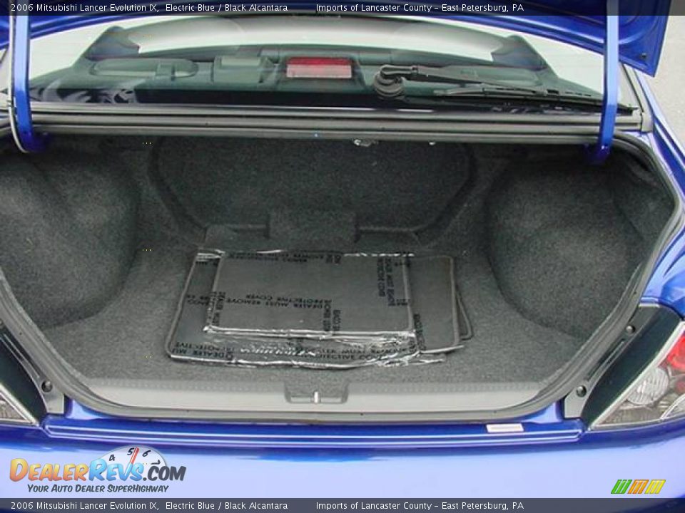 2006 Mitsubishi Lancer Evolution IX Electric Blue / Black Alcantara Photo #15