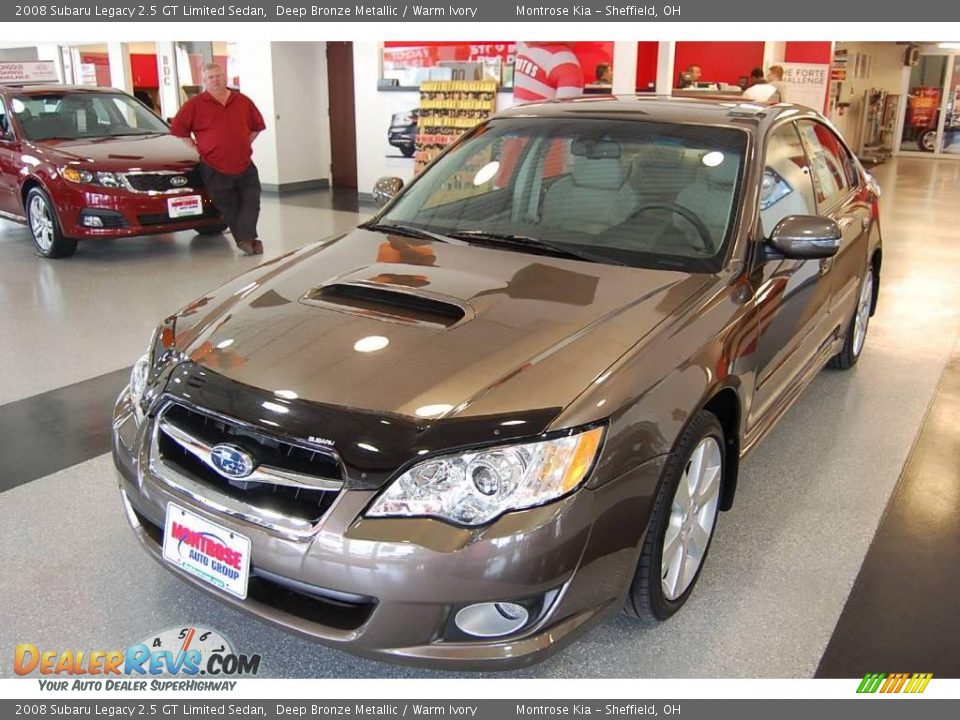 2008 Subaru Legacy 2.5 GT Limited Sedan Deep Bronze Metallic / Warm Ivory Photo #3