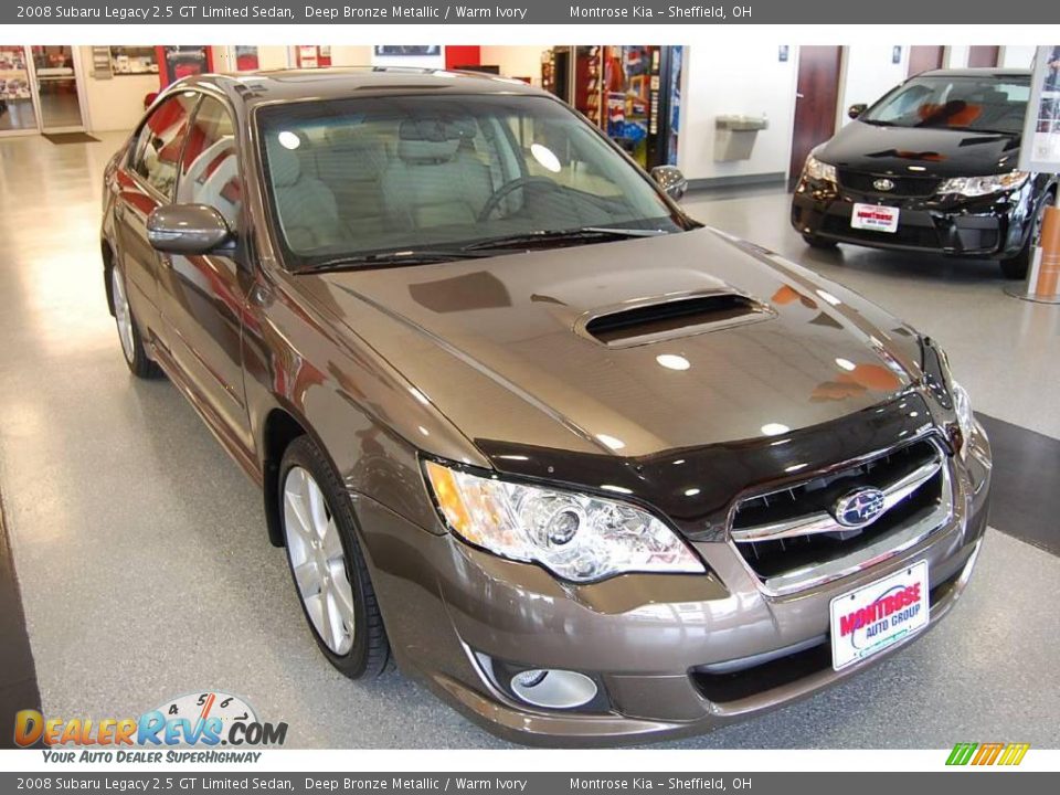 2008 Subaru Legacy 2.5 GT Limited Sedan Deep Bronze Metallic / Warm Ivory Photo #4