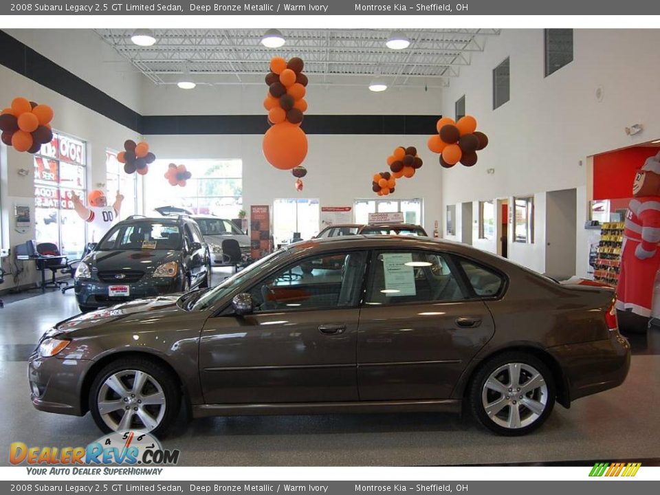 2008 Subaru Legacy 2.5 GT Limited Sedan Deep Bronze Metallic / Warm Ivory Photo #7