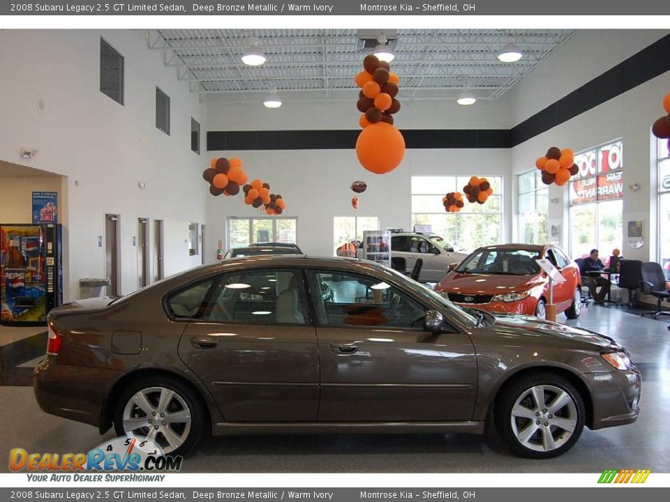 2008 Subaru Legacy 2.5 GT Limited Sedan Deep Bronze Metallic / Warm Ivory Photo #8