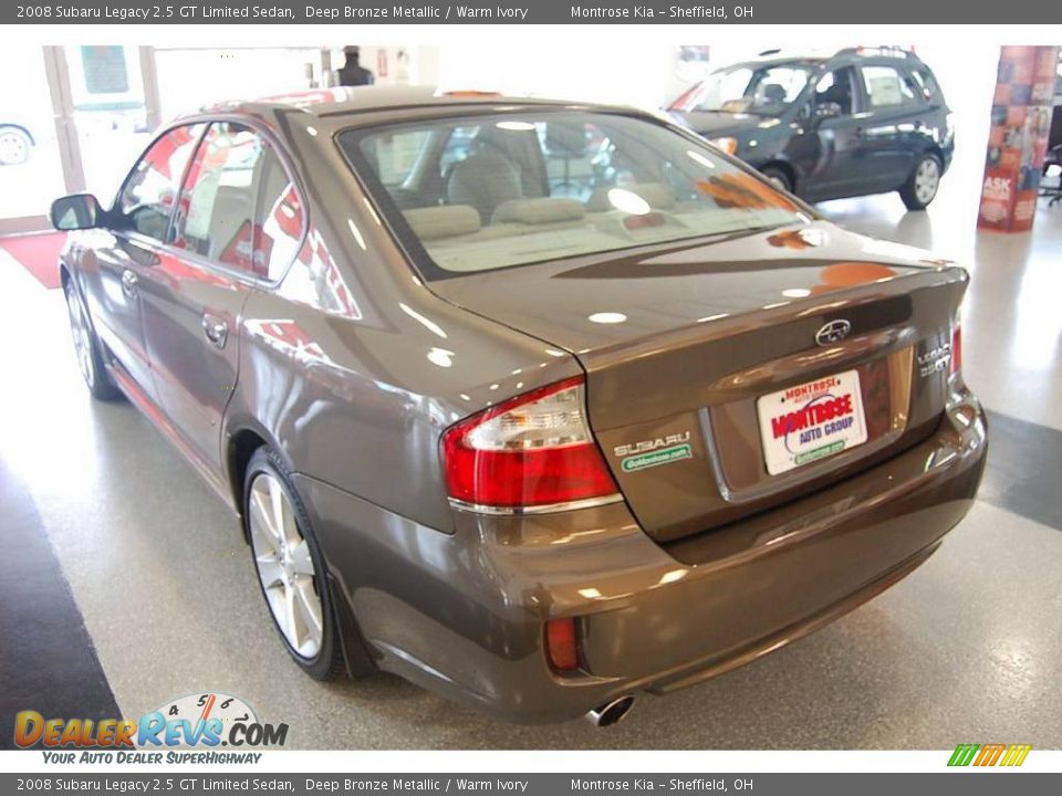 2008 Subaru Legacy 2.5 GT Limited Sedan Deep Bronze Metallic / Warm Ivory Photo #9