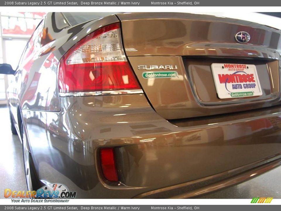 2008 Subaru Legacy 2.5 GT Limited Sedan Deep Bronze Metallic / Warm Ivory Photo #11