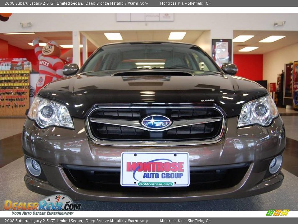 2008 Subaru Legacy 2.5 GT Limited Sedan Deep Bronze Metallic / Warm Ivory Photo #14