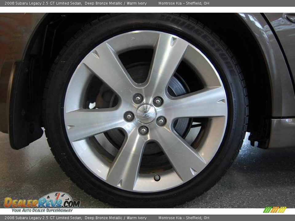 2008 Subaru Legacy 2.5 GT Limited Sedan Deep Bronze Metallic / Warm Ivory Photo #19