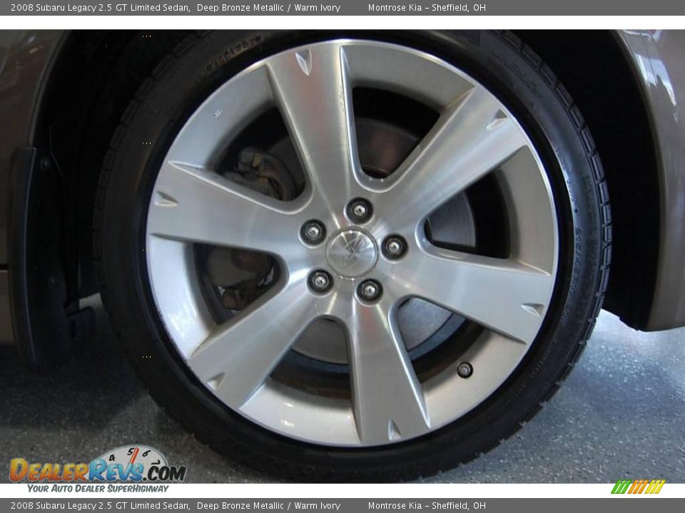 2008 Subaru Legacy 2.5 GT Limited Sedan Deep Bronze Metallic / Warm Ivory Photo #20