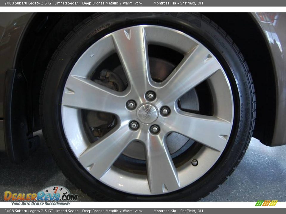 2008 Subaru Legacy 2.5 GT Limited Sedan Deep Bronze Metallic / Warm Ivory Photo #21