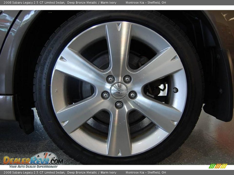 2008 Subaru Legacy 2.5 GT Limited Sedan Deep Bronze Metallic / Warm Ivory Photo #22