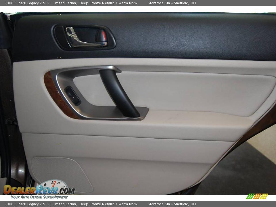 2008 Subaru Legacy 2.5 GT Limited Sedan Deep Bronze Metallic / Warm Ivory Photo #24
