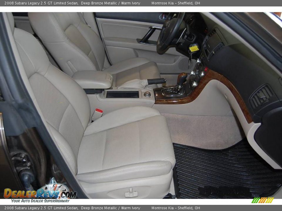 2008 Subaru Legacy 2.5 GT Limited Sedan Deep Bronze Metallic / Warm Ivory Photo #28