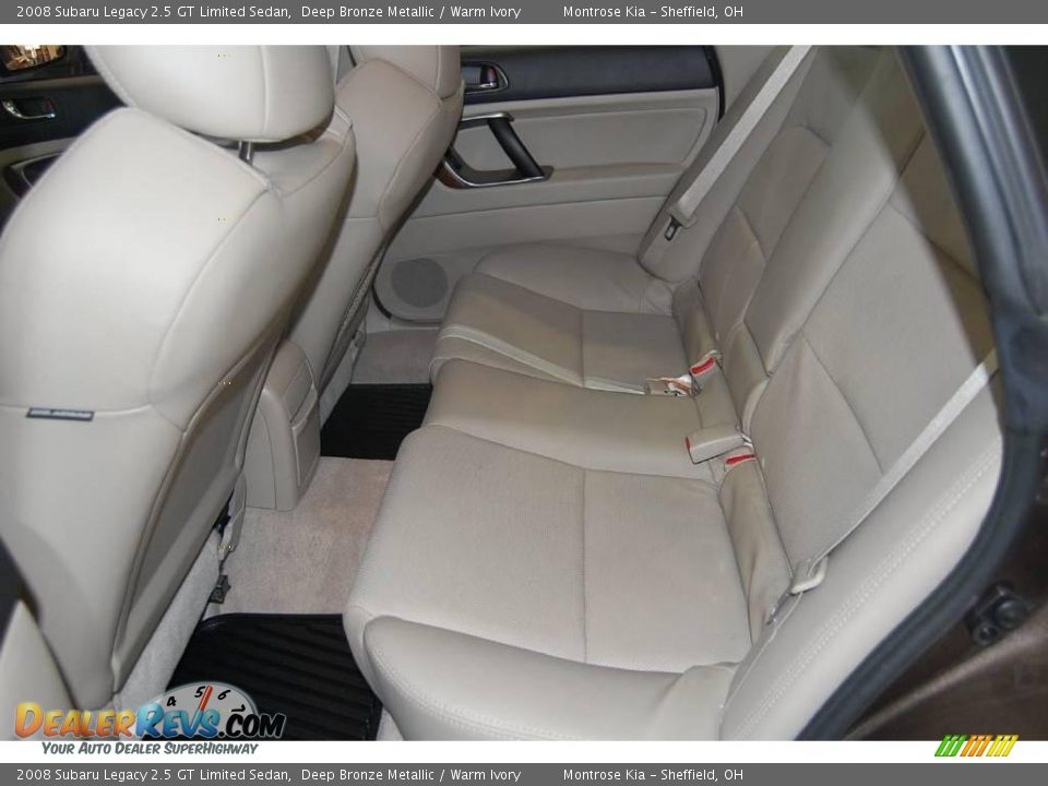 2008 Subaru Legacy 2.5 GT Limited Sedan Deep Bronze Metallic / Warm Ivory Photo #31
