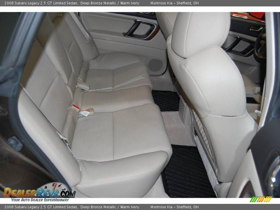 2008 Subaru Legacy 2.5 GT Limited Sedan Deep Bronze Metallic / Warm Ivory Photo #32