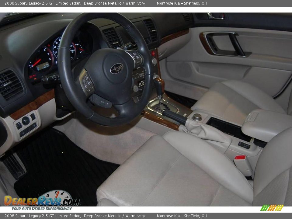 2008 Subaru Legacy 2.5 GT Limited Sedan Deep Bronze Metallic / Warm Ivory Photo #33